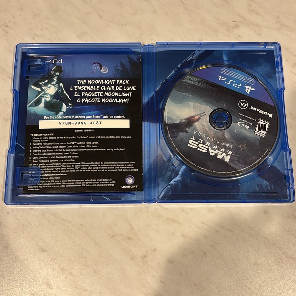 Sony PS4 Mass Effect Andromeda Video Game - Picture 3 of 5